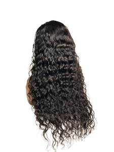 Deep Curly Human Hair Wig - Long Length Full Density